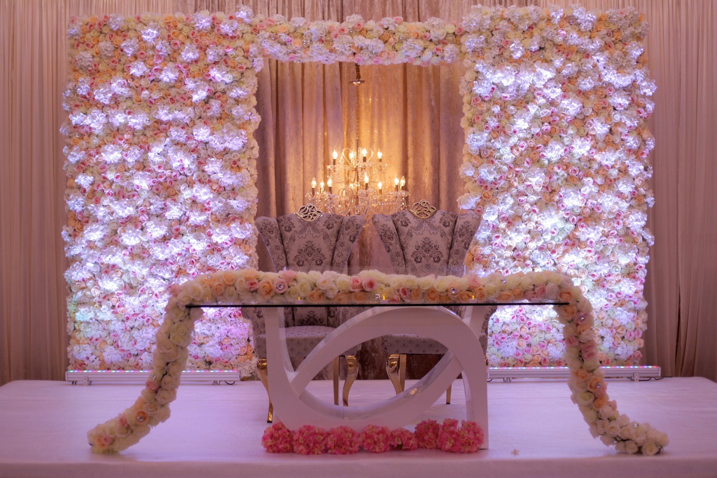 Headtables & Stages — Golden Events | Bespoke Event Decor & Luxury Marquees