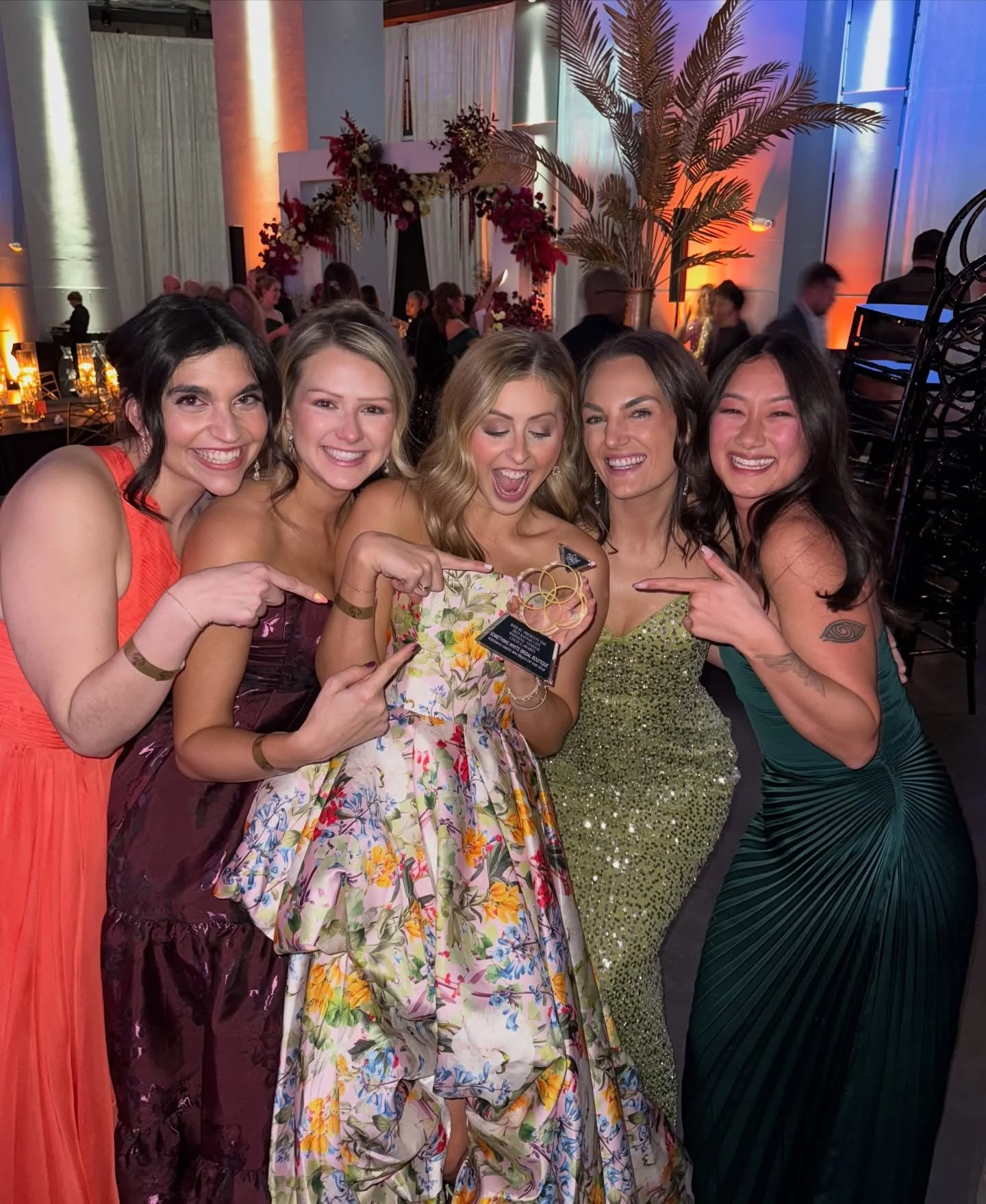 Insane. Last night, SWBB was named Wedding Dress Boutique of The Year! ✨🥹 I keep typing + deleting various captions bc nothing feels like it accurately conveys my feelings about this 😭💗 I know Lardy is watching from a cloud in Heaven + I&rsquo;m s