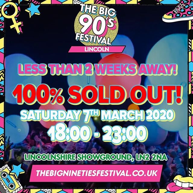 Another SOLD OUT Big Nineties!! #lincoln is going to be insane!! -

@urban.cookie.collective 
@phatsandsmall 
@leeroy_thornhill 
@ntranceofficial / @ntrancedj 
#thebigninetiesfestival #lincoln #90s #musicfestival #90smusic #bigninetiesfestival #bigni