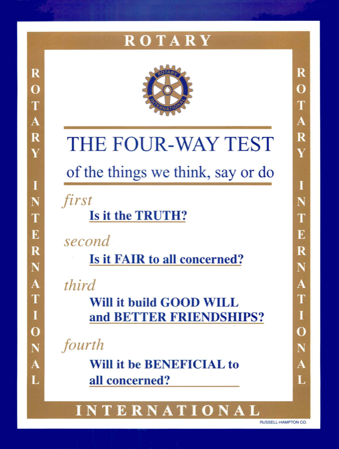 The Four-Way Test