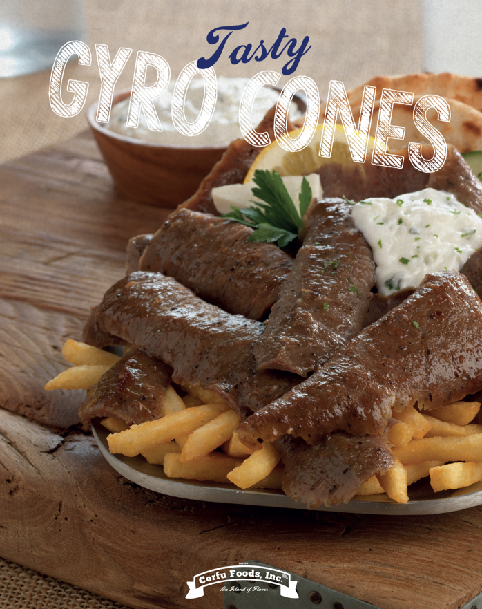 Gyro Cones — Mediterranean Pita
