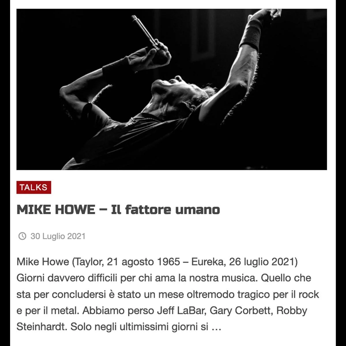 MIKE HOW - Il Fattore Umano