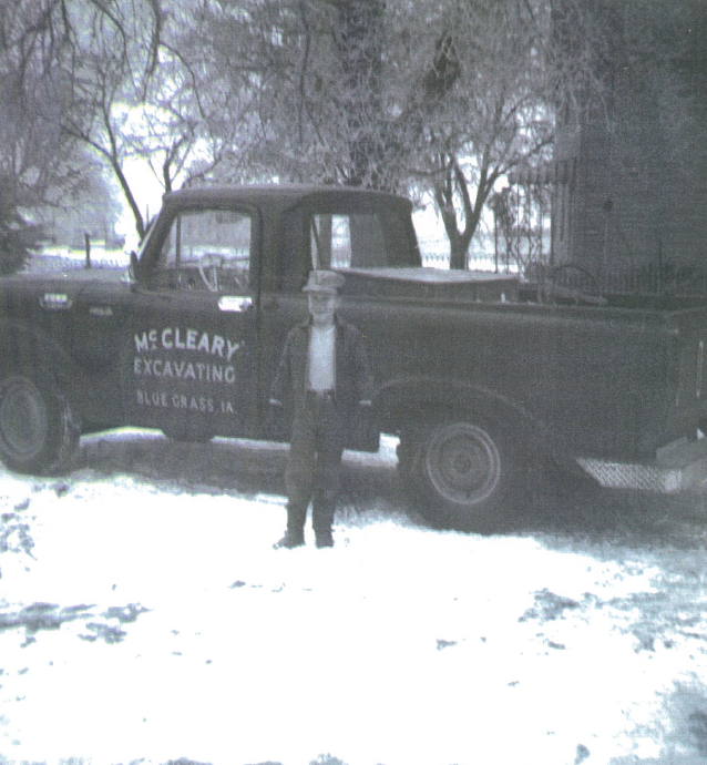 the third generation of mccleary excavating and current owner, tim mccleary