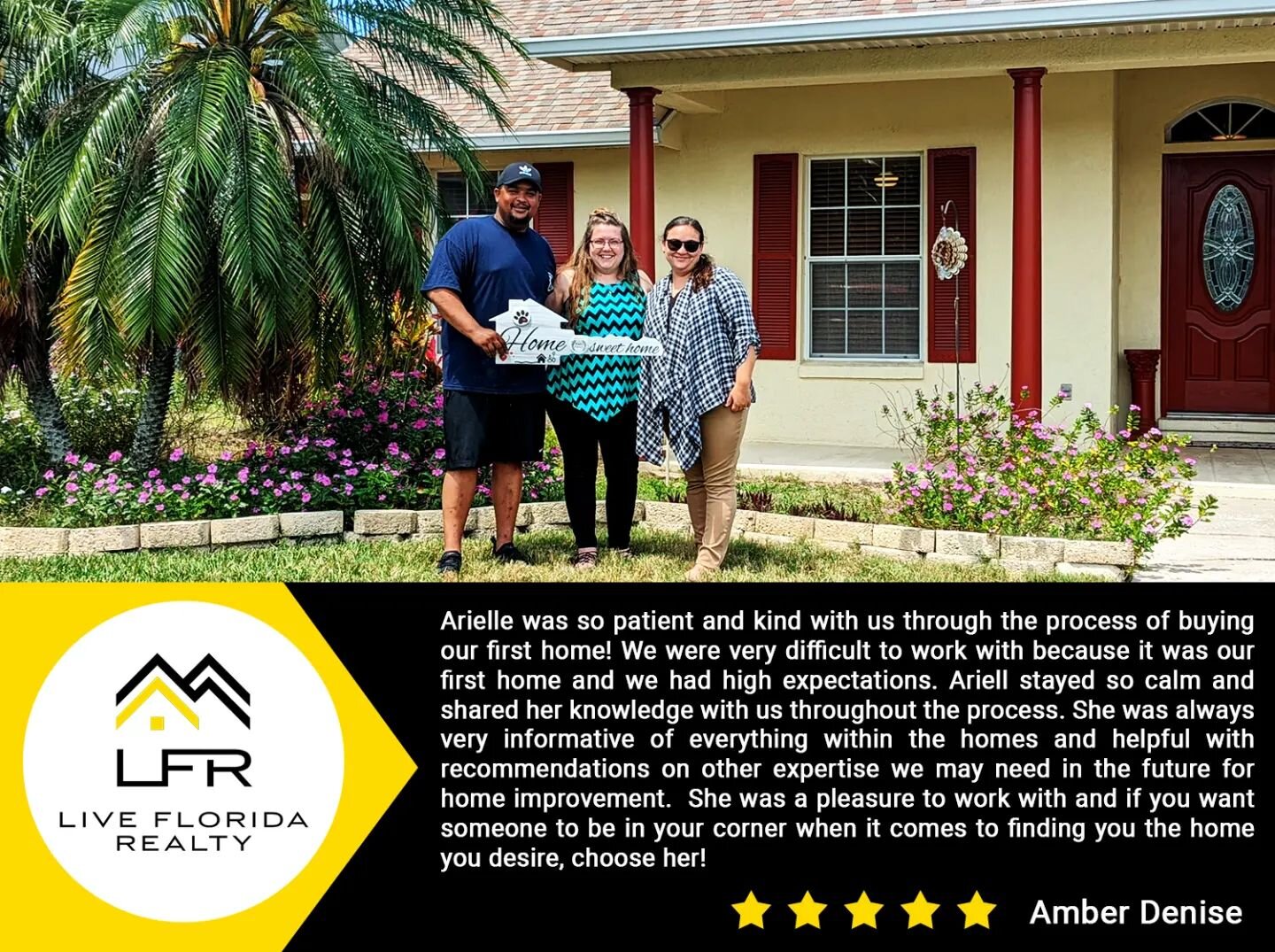 We hold on to one of our core beliefs that, without our community, we have no company. And that's why we are dedicated to building relationships and giving back to the community that has made us who we are today. 
From everyone at Live Florida Realty