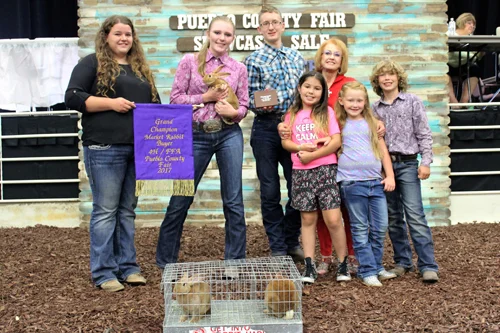 Grand Champion Market Rabbit Buyer: Parker Excavating, Inc. Price: $1,300.00 Seller: Jessica Hastings