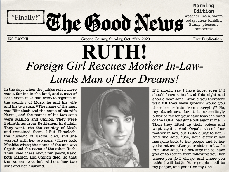 The Good News of Ruth - Ruth 2:1-12