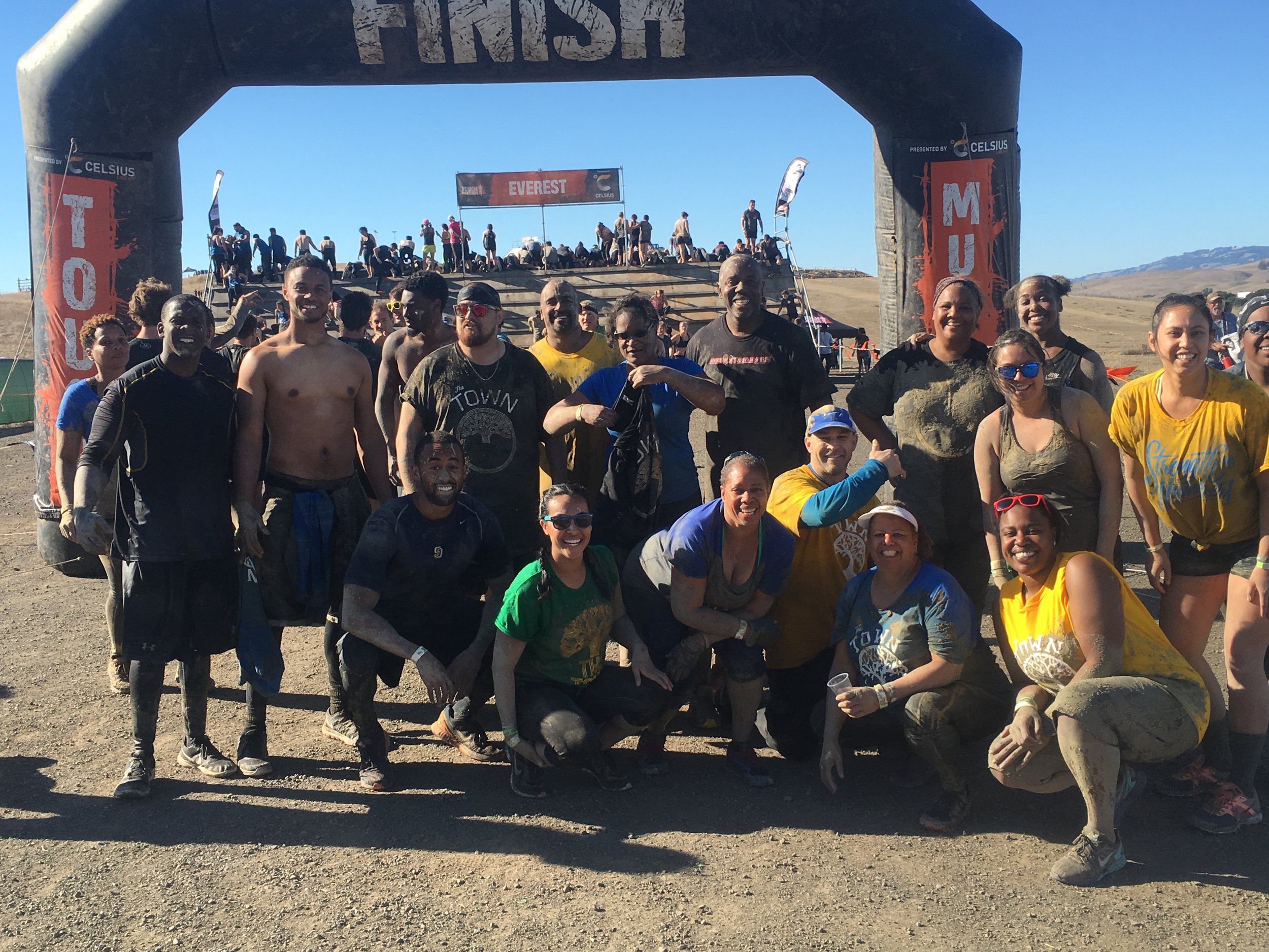An all-team effort to finish this Tough Mudder! (Copy)