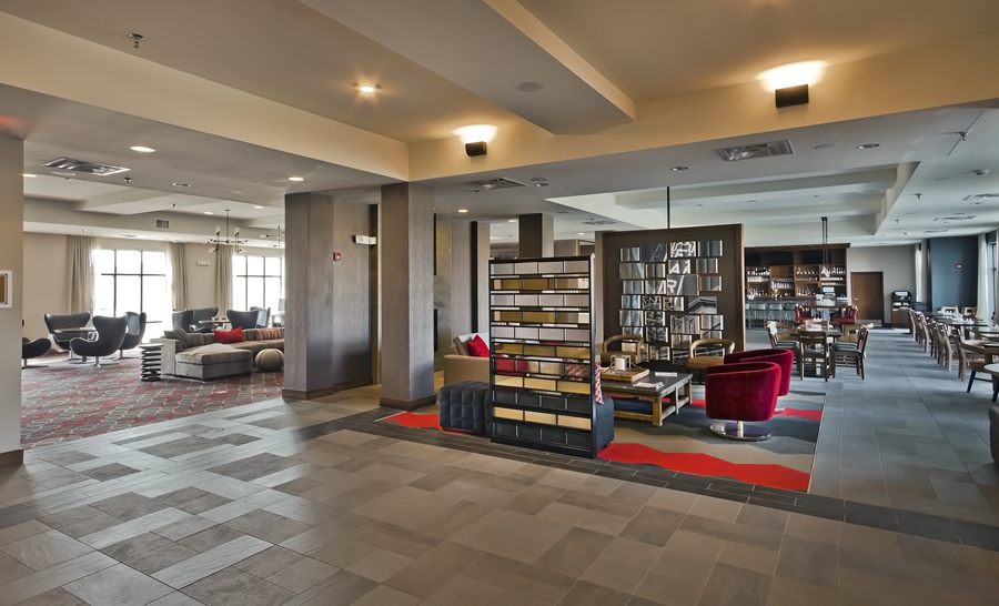 Four Points By Sheraton Lobby Hotel Design - Fargo Architects
