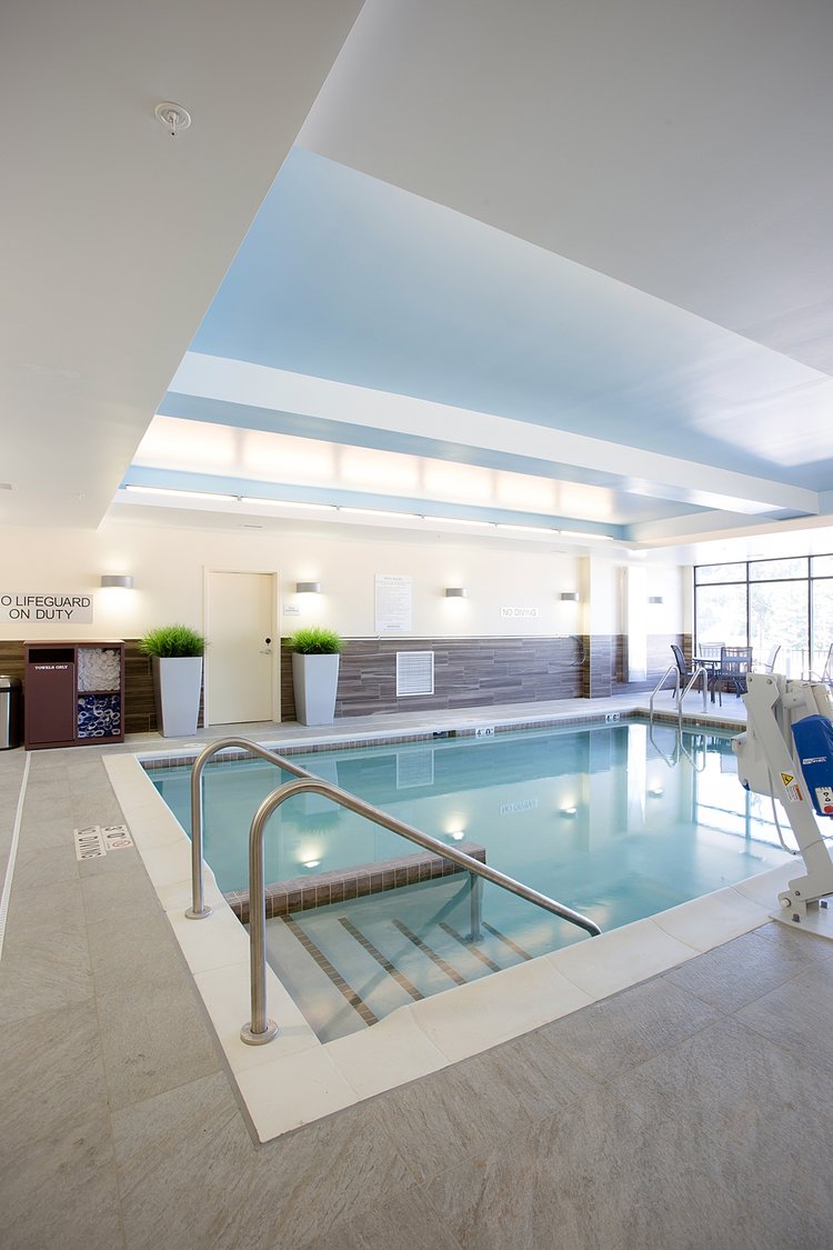 Fairfield Inn and Suites Pool Hotel Design - Iowa Architect