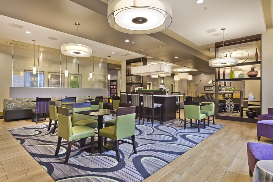 La Quinta Inn and Suites Lounge Hotel Design - Montana Architect