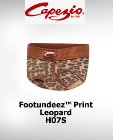 Capezio FootUndeez™ Leopard