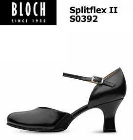 Bloch Splitflex II Character or Ballroom Shoe S0392