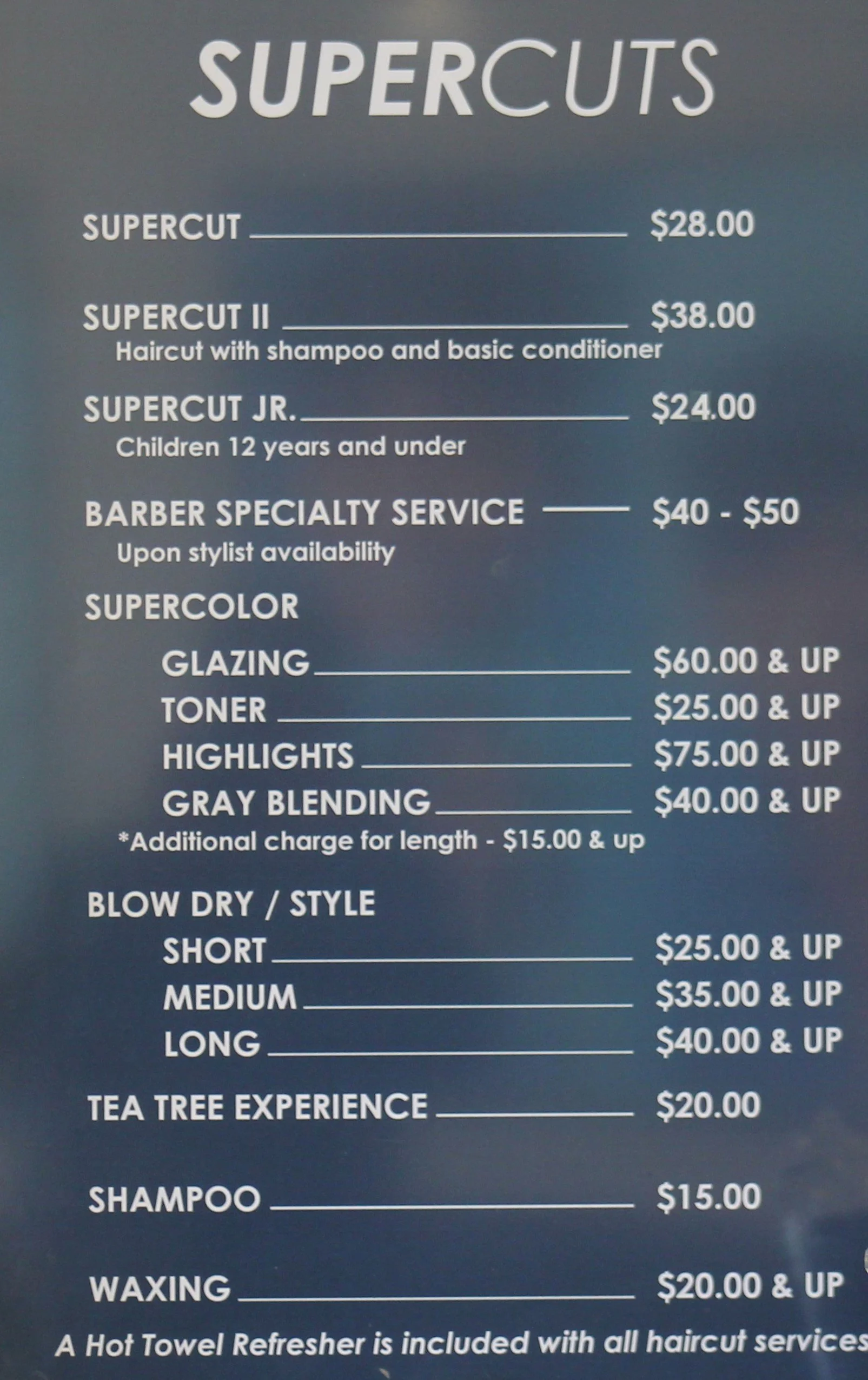 Supercuts Shopping Center