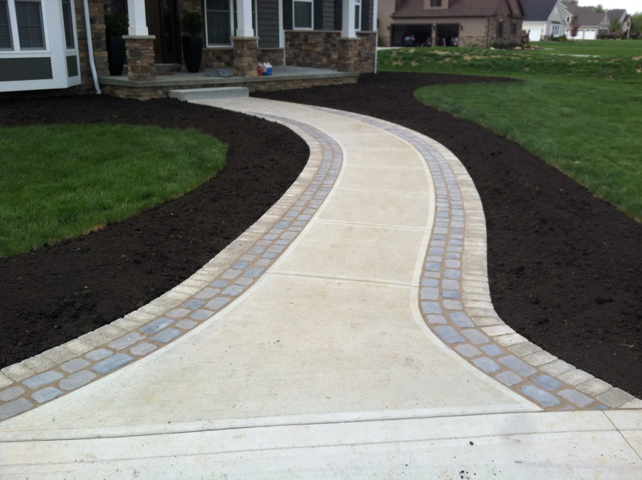 Stunning paver wallkway in Copley Township, OH