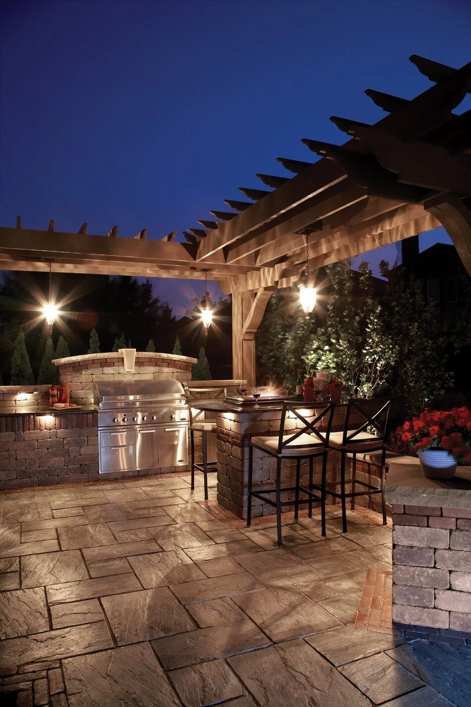 Consider Strategic Outdoor Lighting to Get the Most Out of Your Paver Patio in the Sharon Township, OH Area