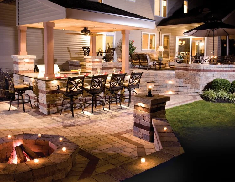 Create New Outdoor Experiences by Including Outdoor Lighting Around Your Retaining Wall in Montrose, OH