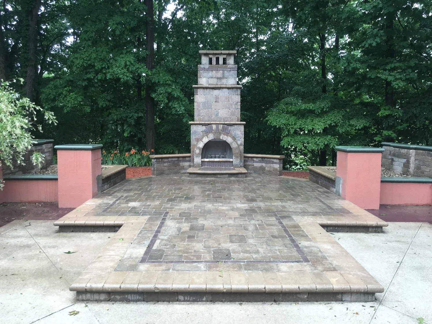 Create the Perfect Year-Round Gathering Spot With Landscape Design and an Outdoor Fireplace in Medina, OH