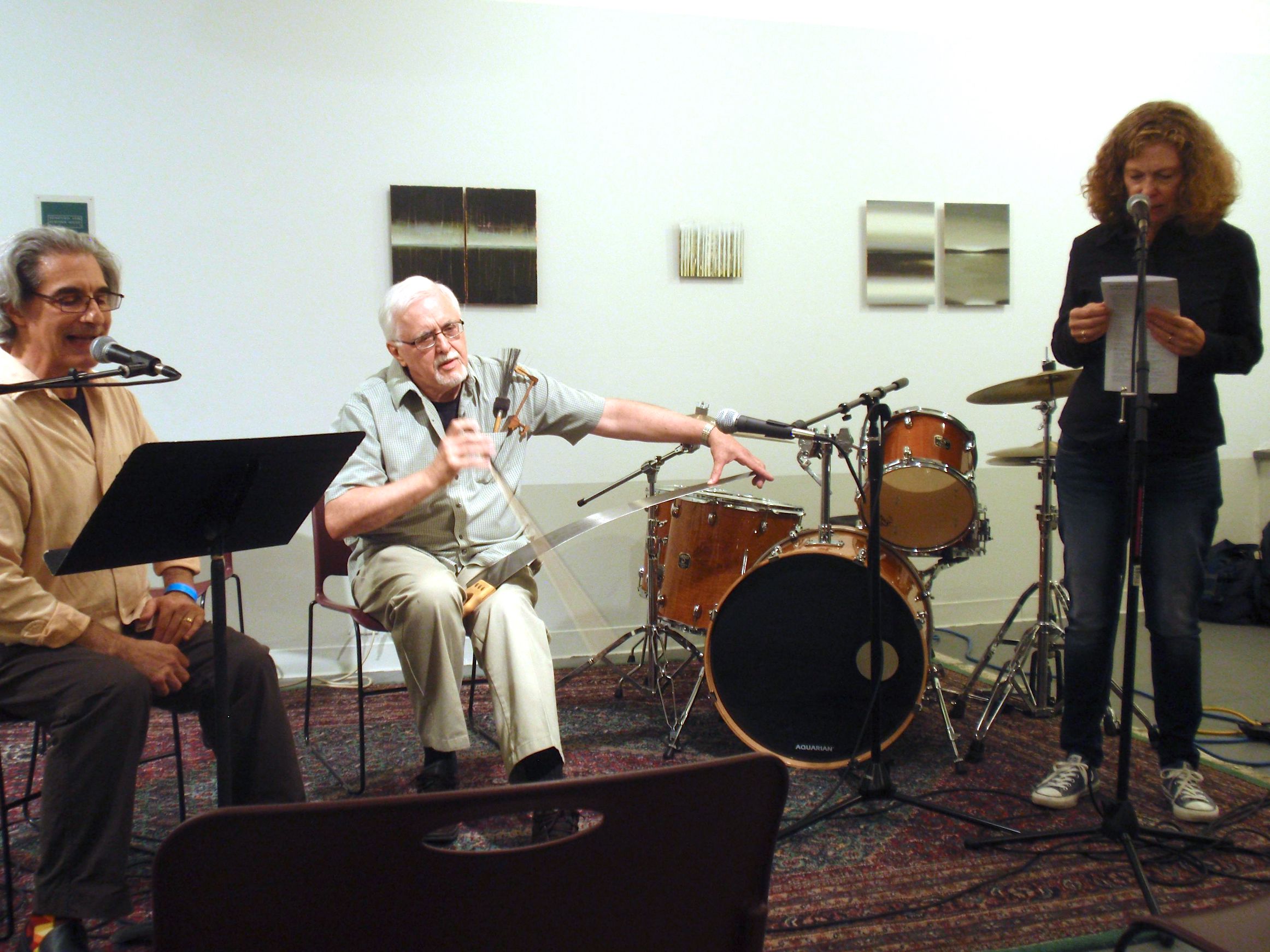 Trio performance with Sandra Binion and Lou Mallozzi, 2012