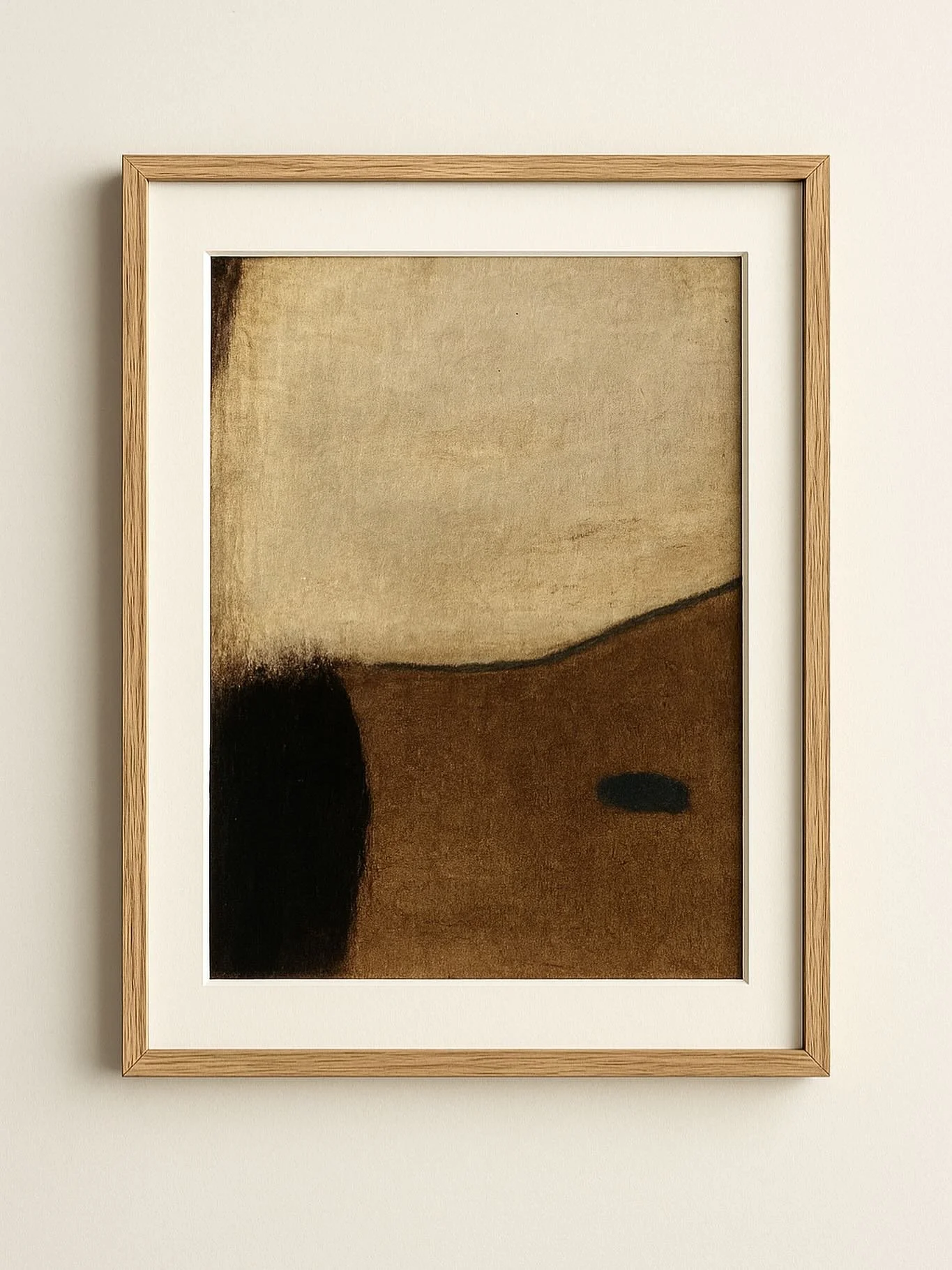 Aquarelle, pi&egrave;ce unique cadre en ch&ecirc;ne. 30x40 #art #aquarelle #abstrait #architecturedinterieur #selection