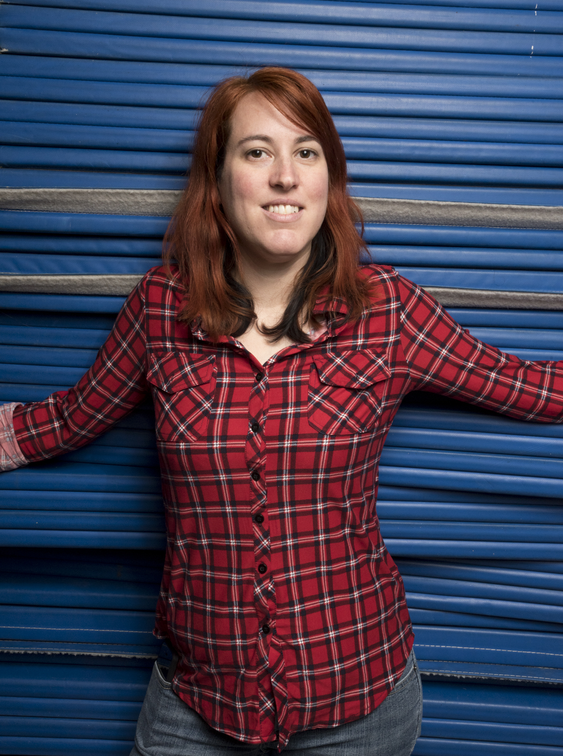 I think there's a rule somewhere about not mixing stripes with plaid... oh well!