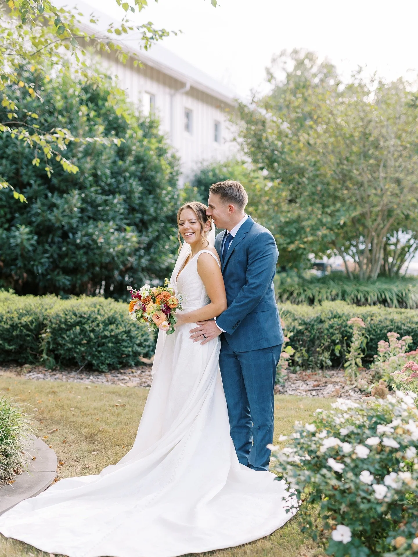 Two hearts, one story &mdash; Sam &amp; Tom said &lsquo;I do&rsquo; this past weekend and we got a front row seat. ✨💍 Congratulations lovebirds! Here&rsquo;s to your forever 🥂

Venue: @barnofchapelhill 
Planner: @caroline.barnofchapelhill 
Florist: