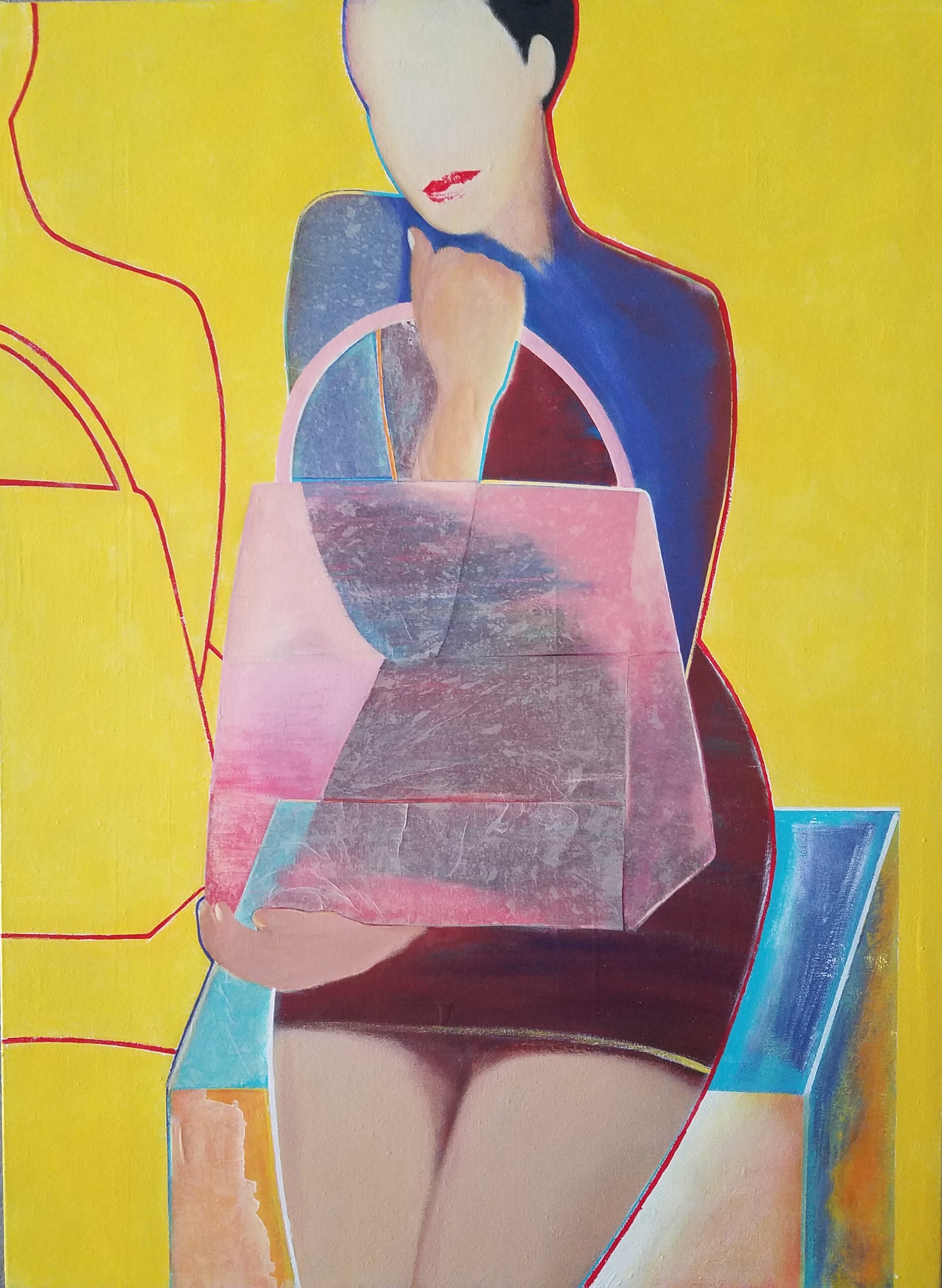 ELLE WITH PURSE, 2021-2023 BY JIM ABUAN