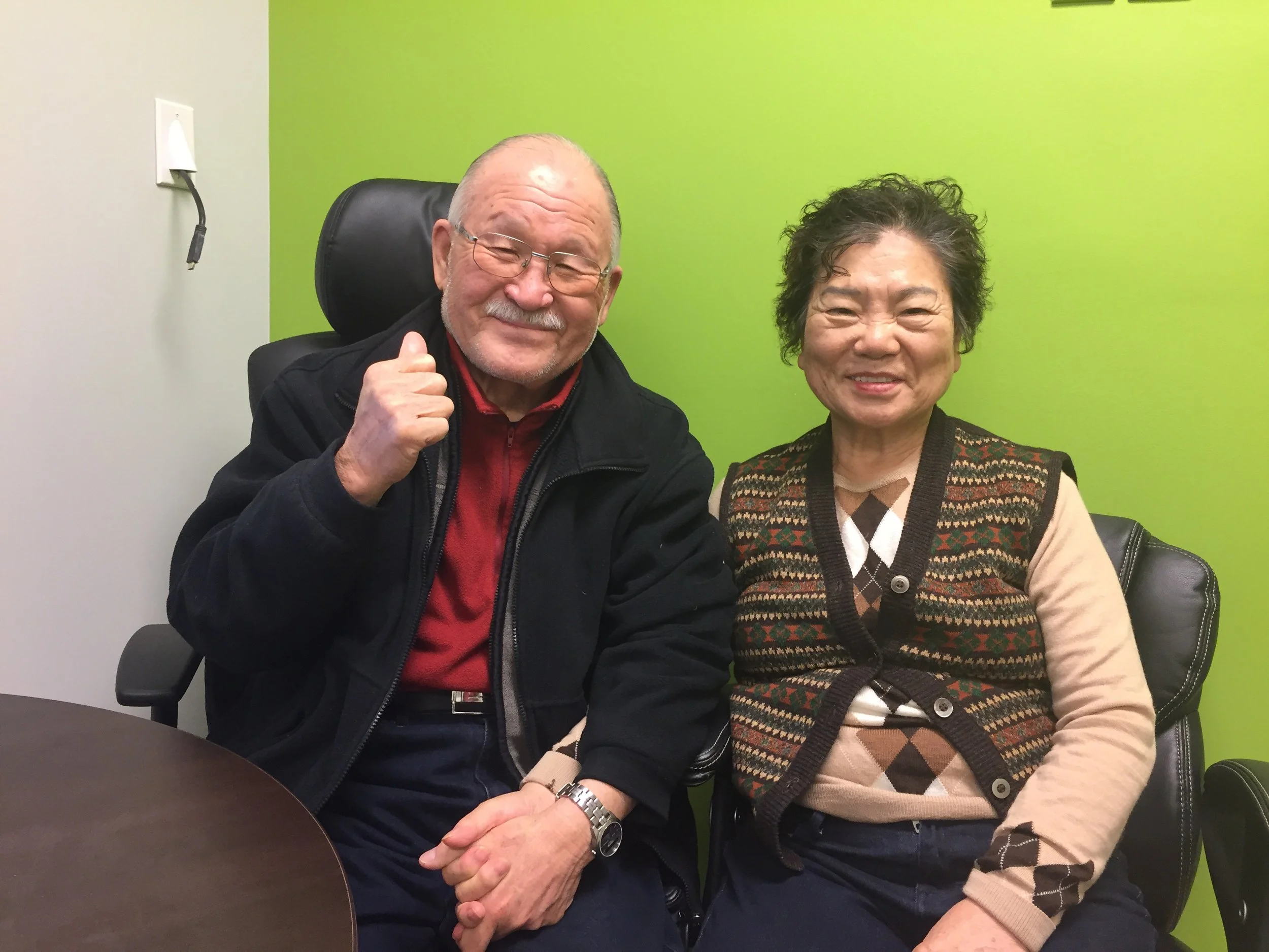 Mr. and Mrs. Park - Recipants of the Gift of Hearing 