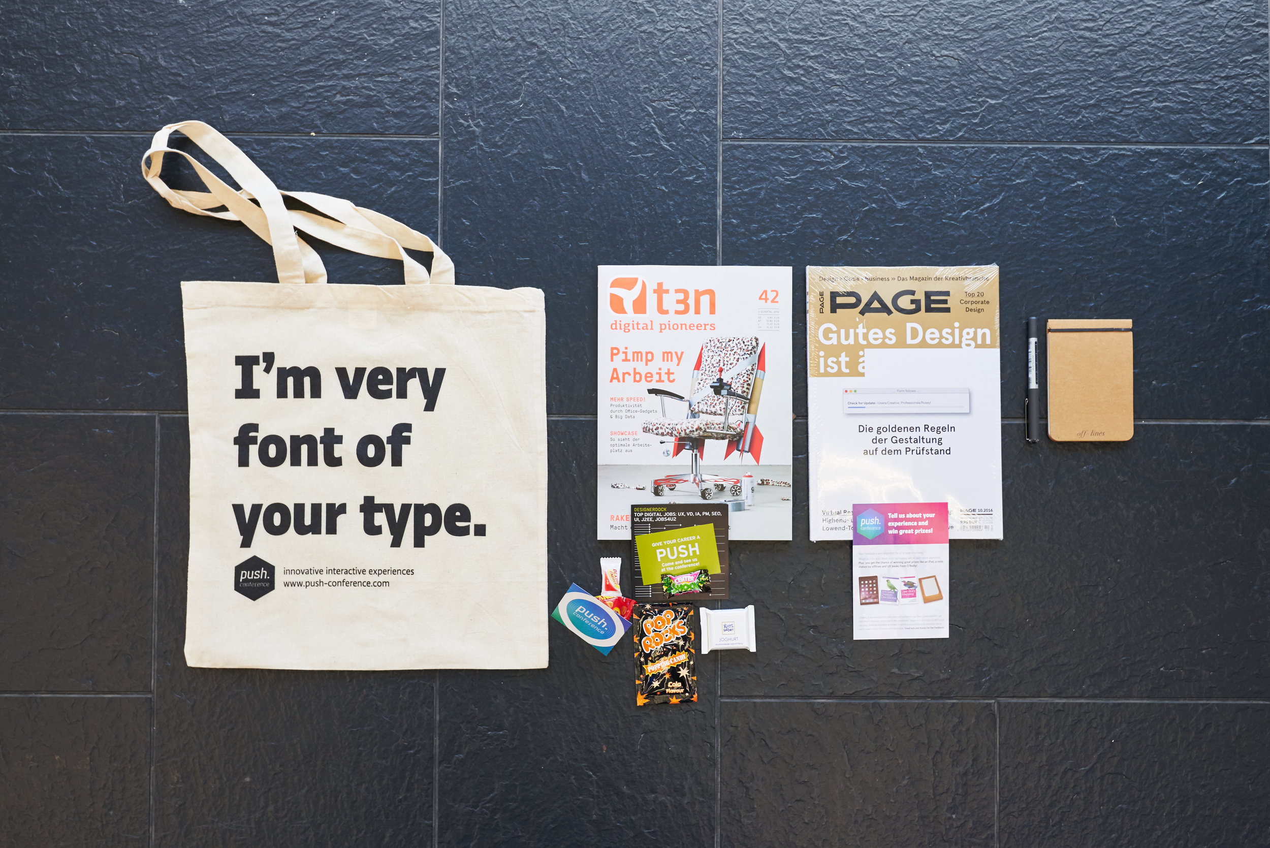 Goodie bags for guests