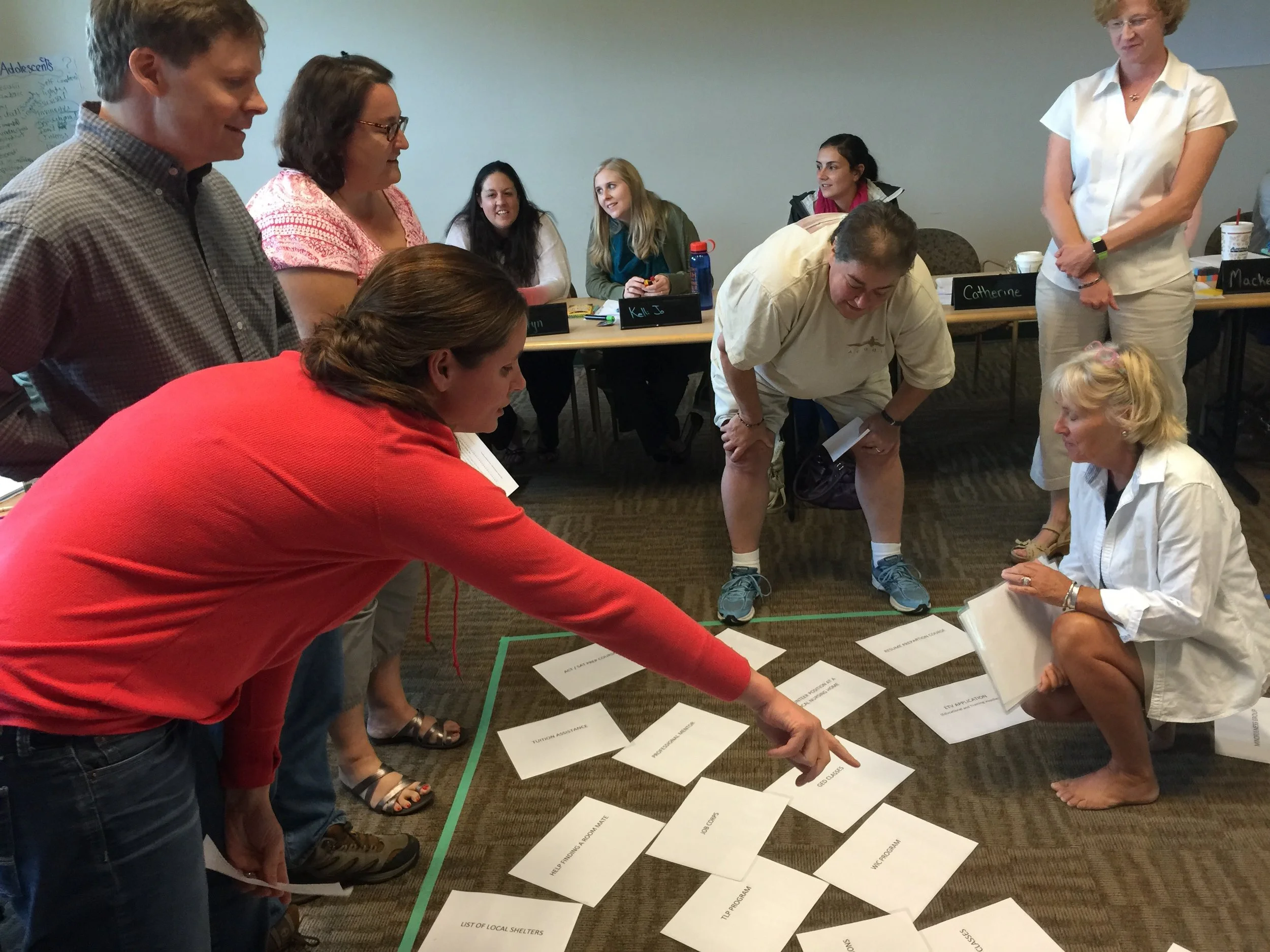 Youth Thrive training exercise in concrete supports, New Hampshire 2016.
