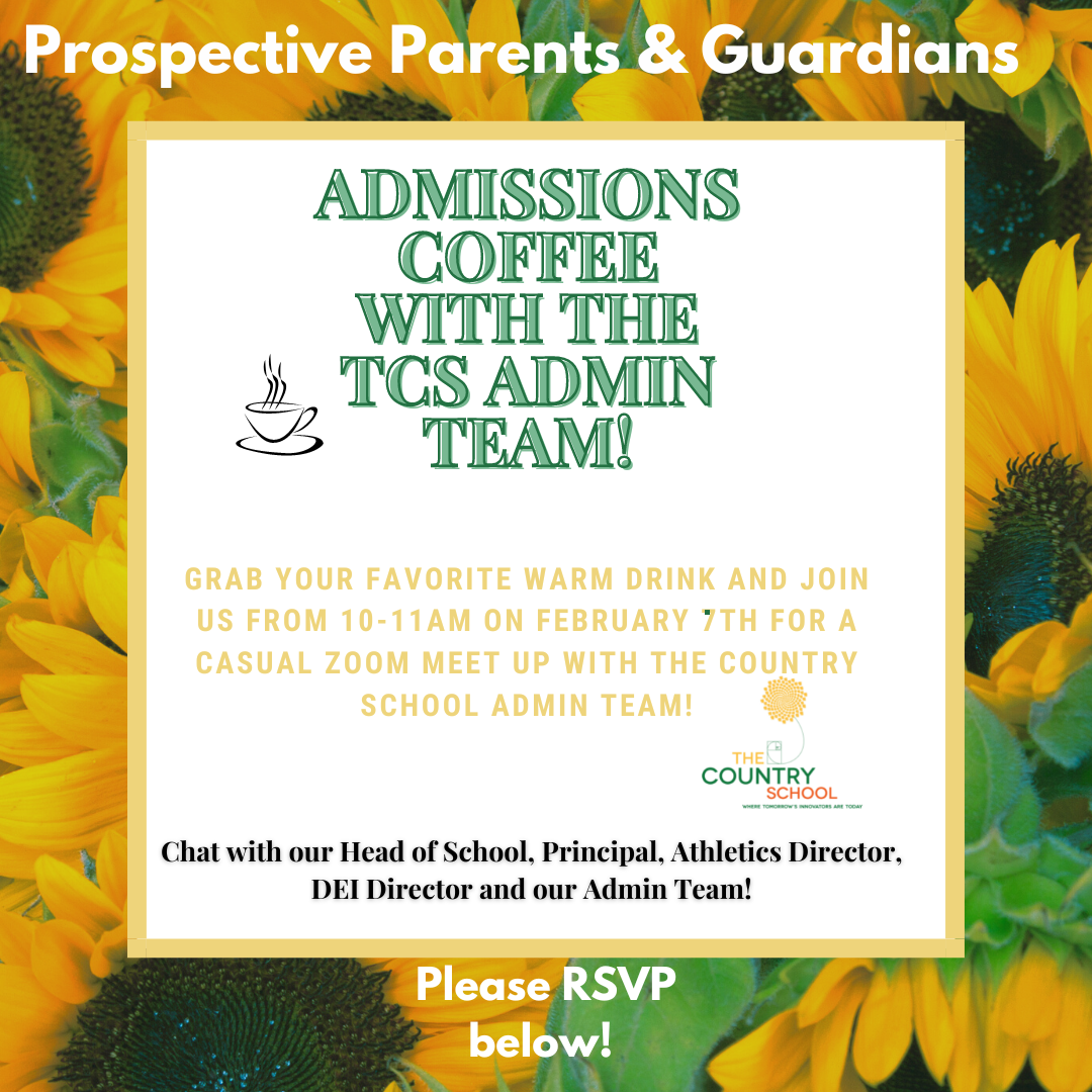 Prospective Families: Coffee With The Admin Team (Zoom)
