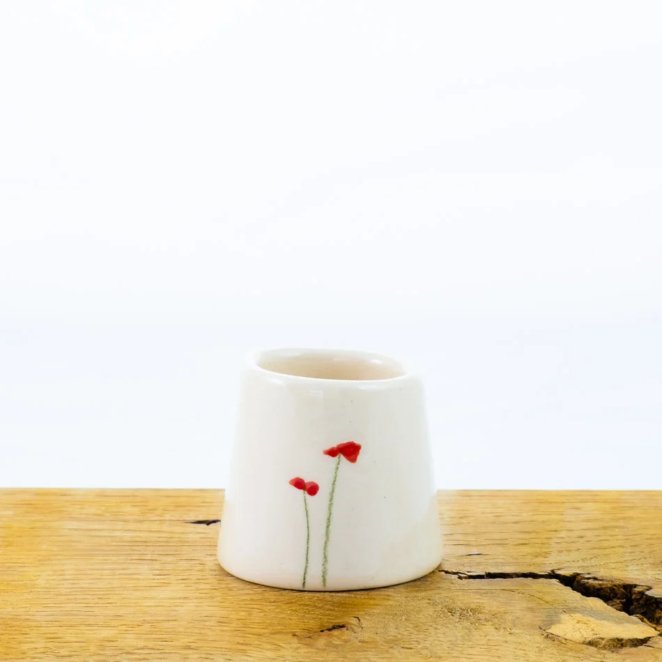 Ceramic Jug - Poppy Design
