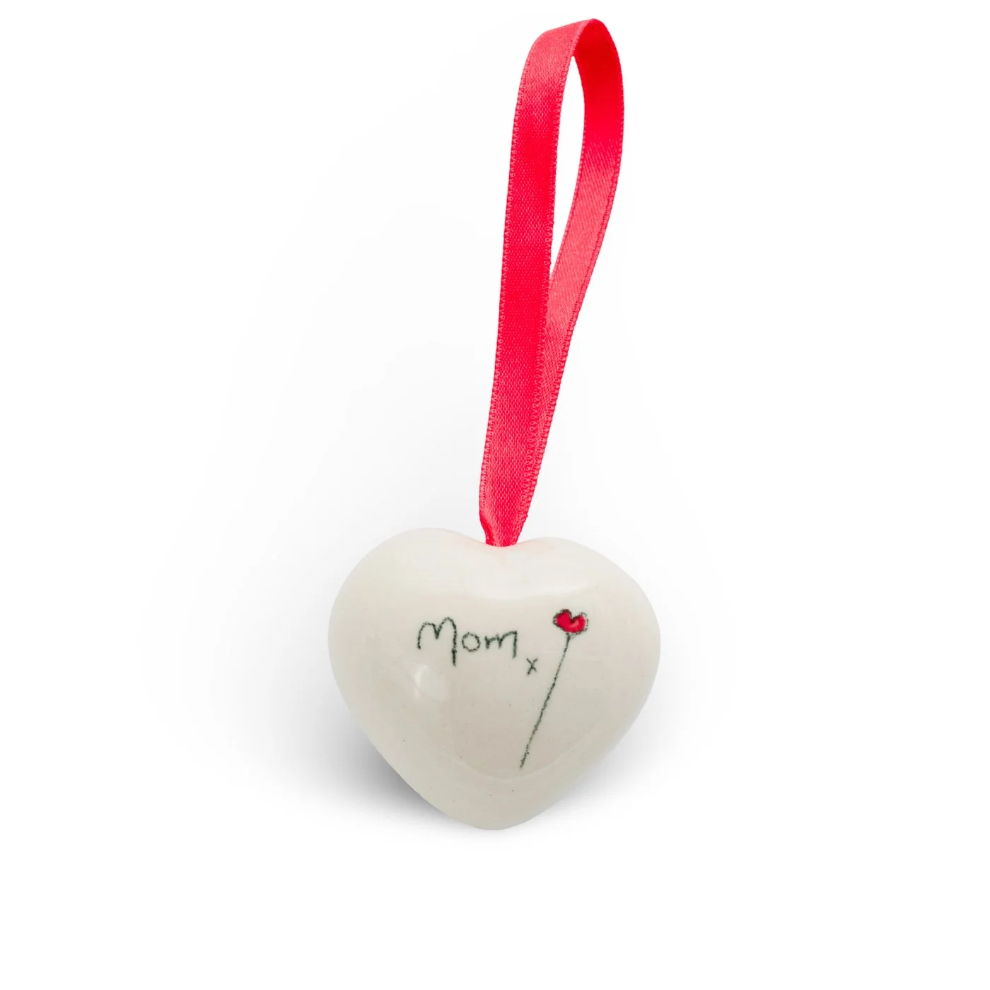 Mother's Day Ceramic Heart Gift - Mom