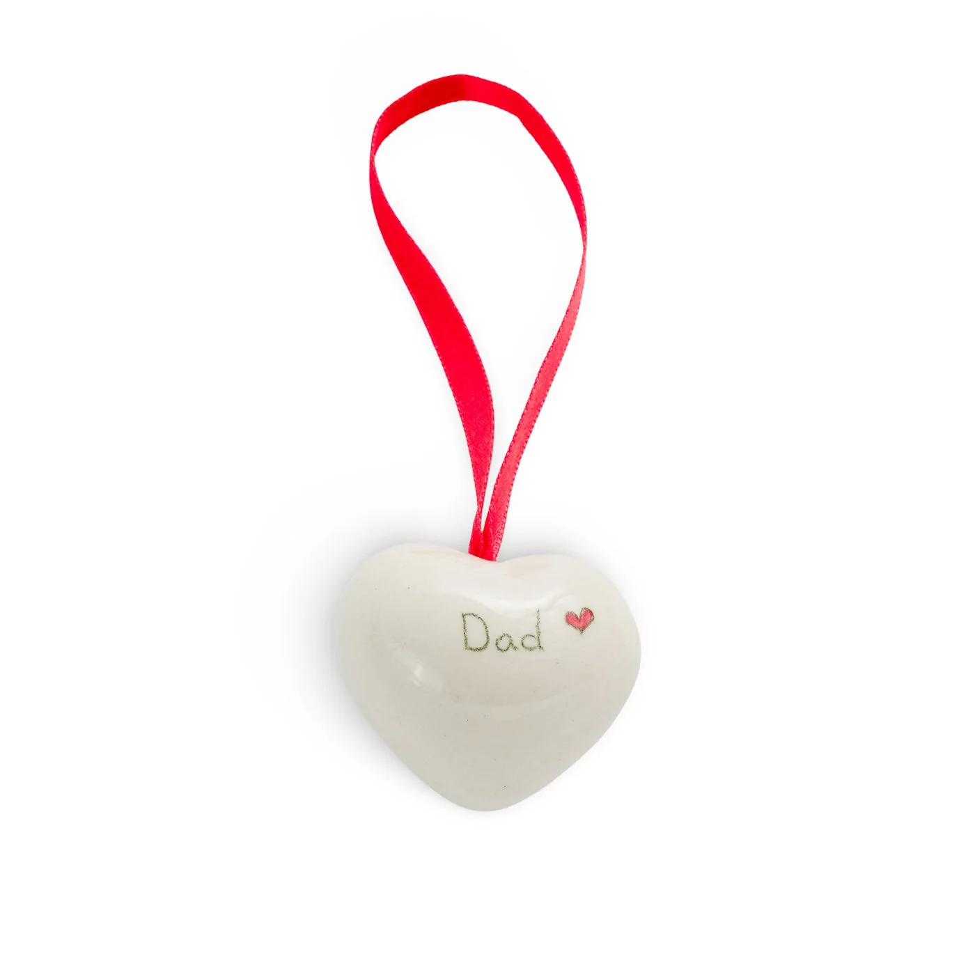 Father's Day Ceramic Heart Gift - Dad