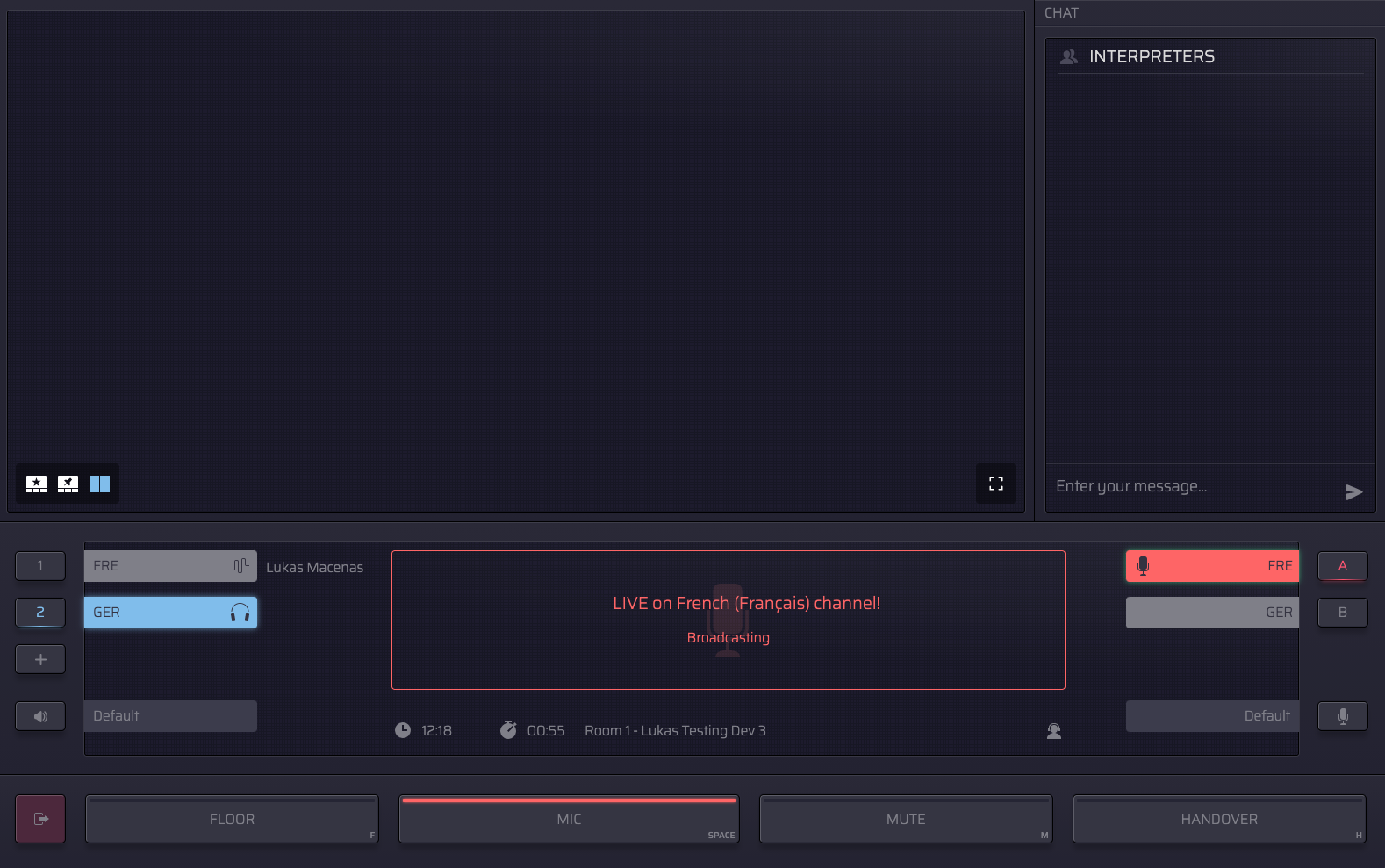Interactio RSI Interpreter Console