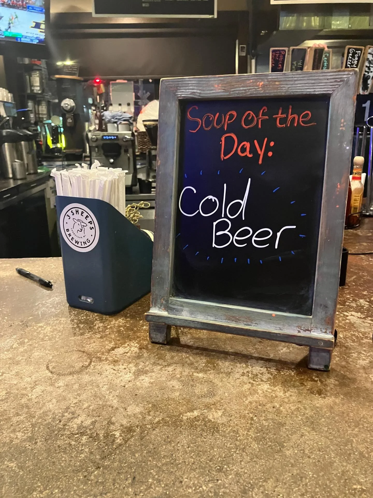 New soup of the day. Available 5 days a week!