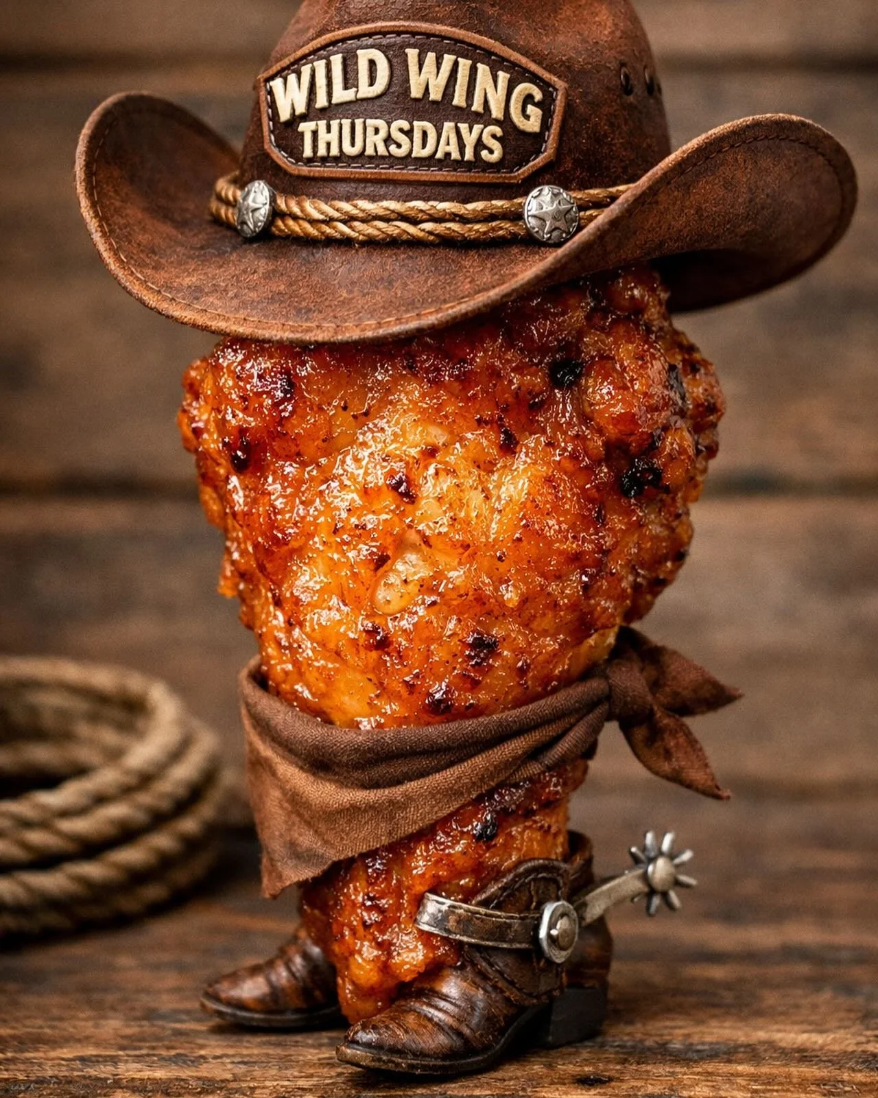 Is this a proper use of AI?

$1 wings from 4-10pm &bull; $6.5 double Tito&rsquo;s &bull; $5.5 double Captain or Mount Gay 

#thelibrarycafeandbar #wildwingthursday #drinkwisconsinbly