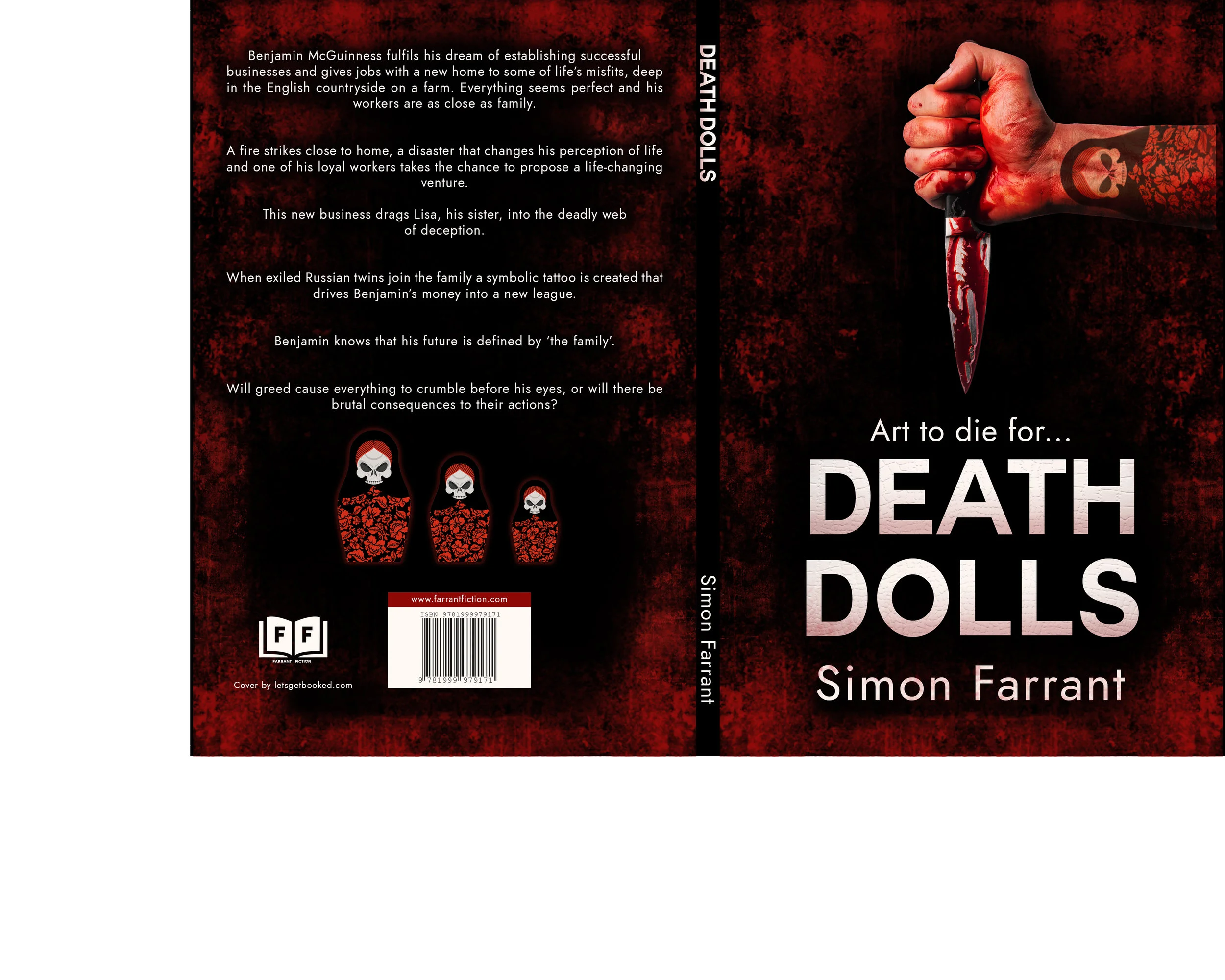 Death Dolls paperback cover - I love the dolls!