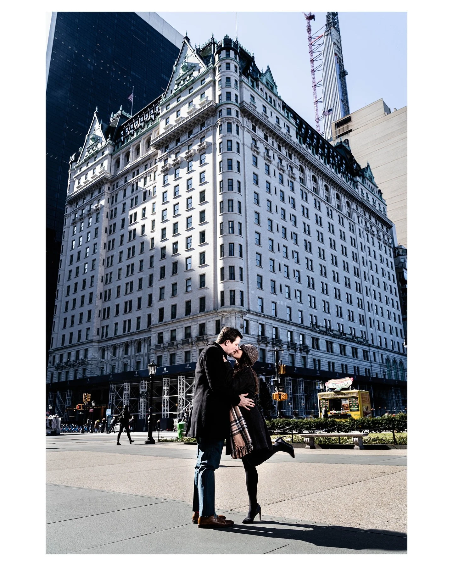 Photographed a surprise proposal at the iconic Plaza Hotel. So cool. Love this shot we got outside the hotel. 

Don&rsquo;t forget to check out my last post on mini sessions. This Sunday only. 5 spots left. Book now. Link in bio. 

#nycphoto #plazaho