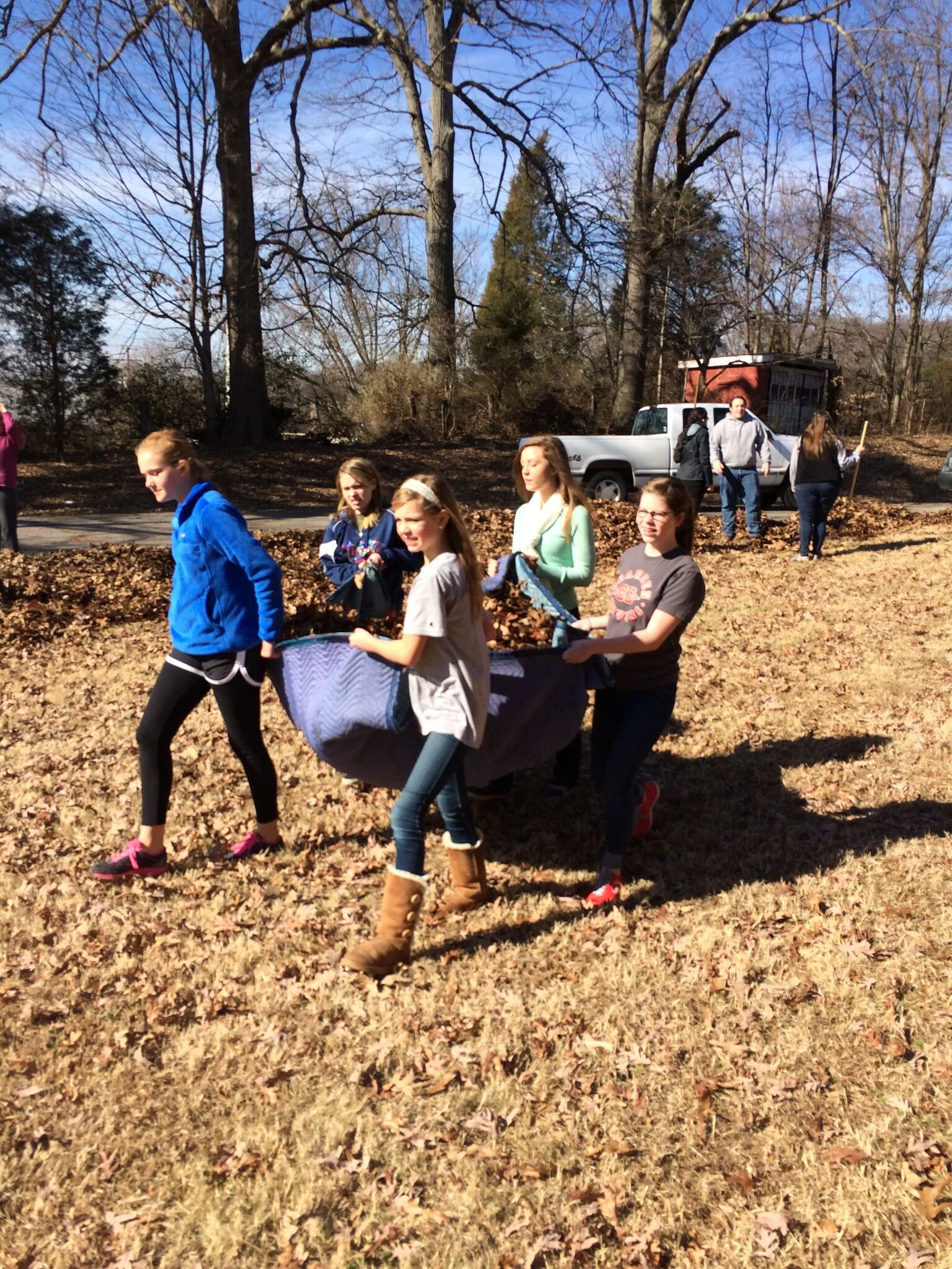 friends from First Baptist youth group