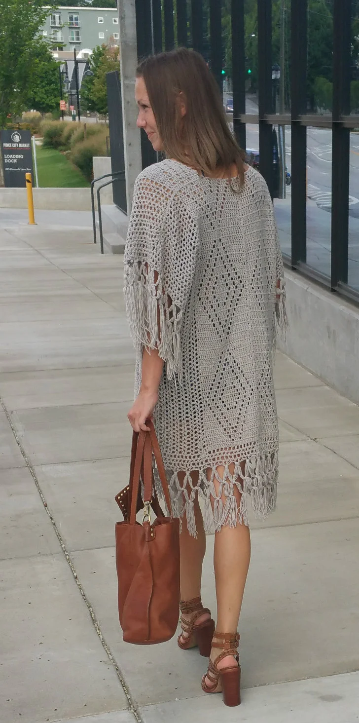 CROCHET CARDIGAN PATTERN (BOHO STYLE) —