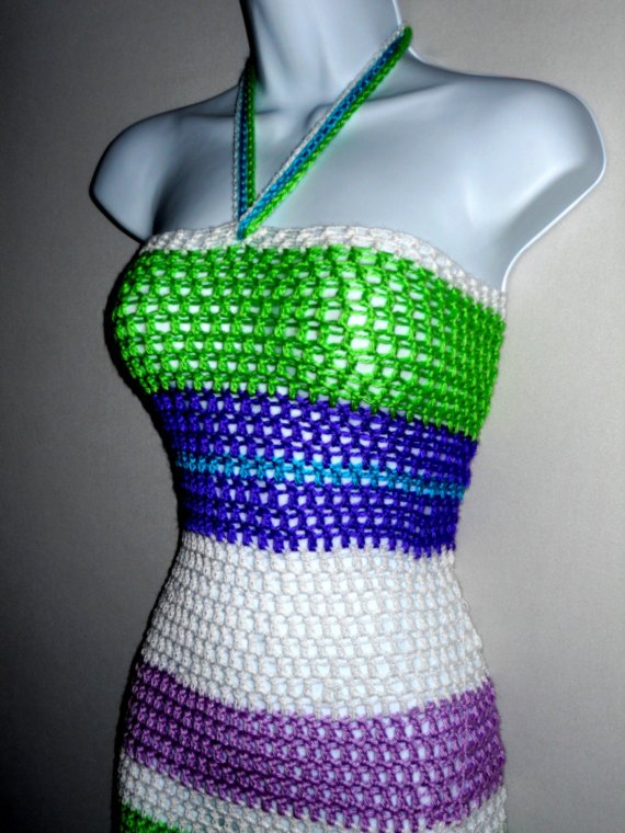 Crochet Strapless Tube Dress Pattern — GuChet.com - Yarns, Patterns and ...