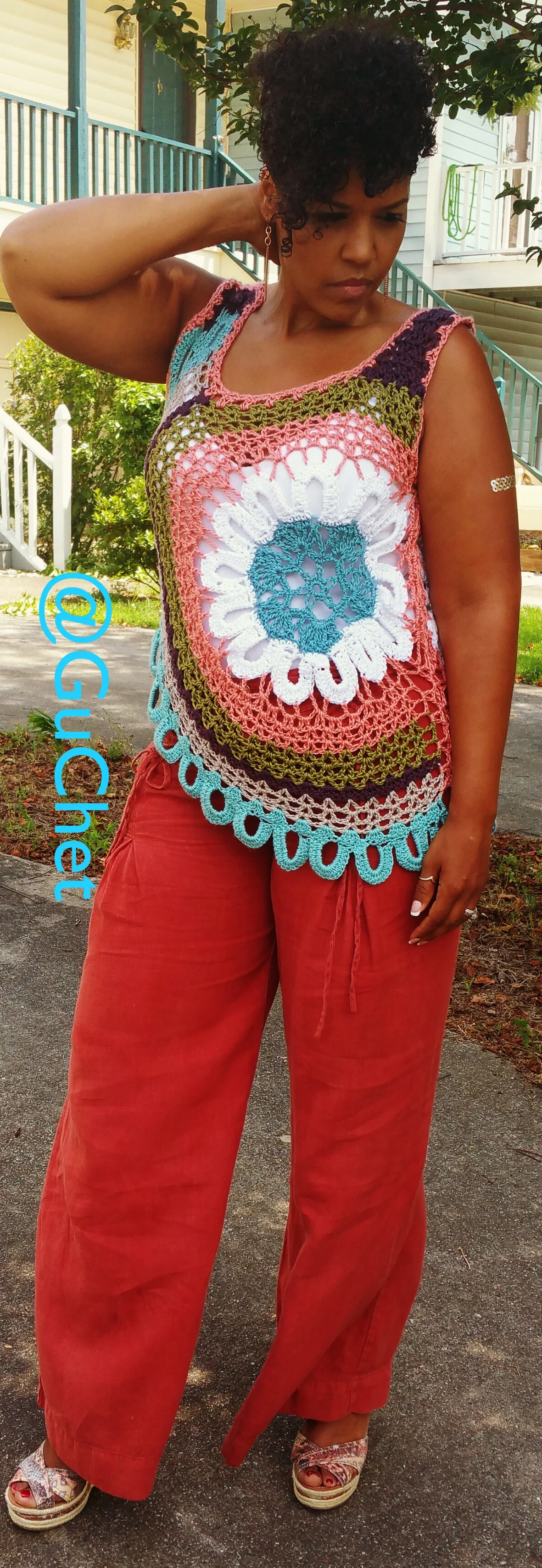 Crochet Tank Top Pattern by GuChet