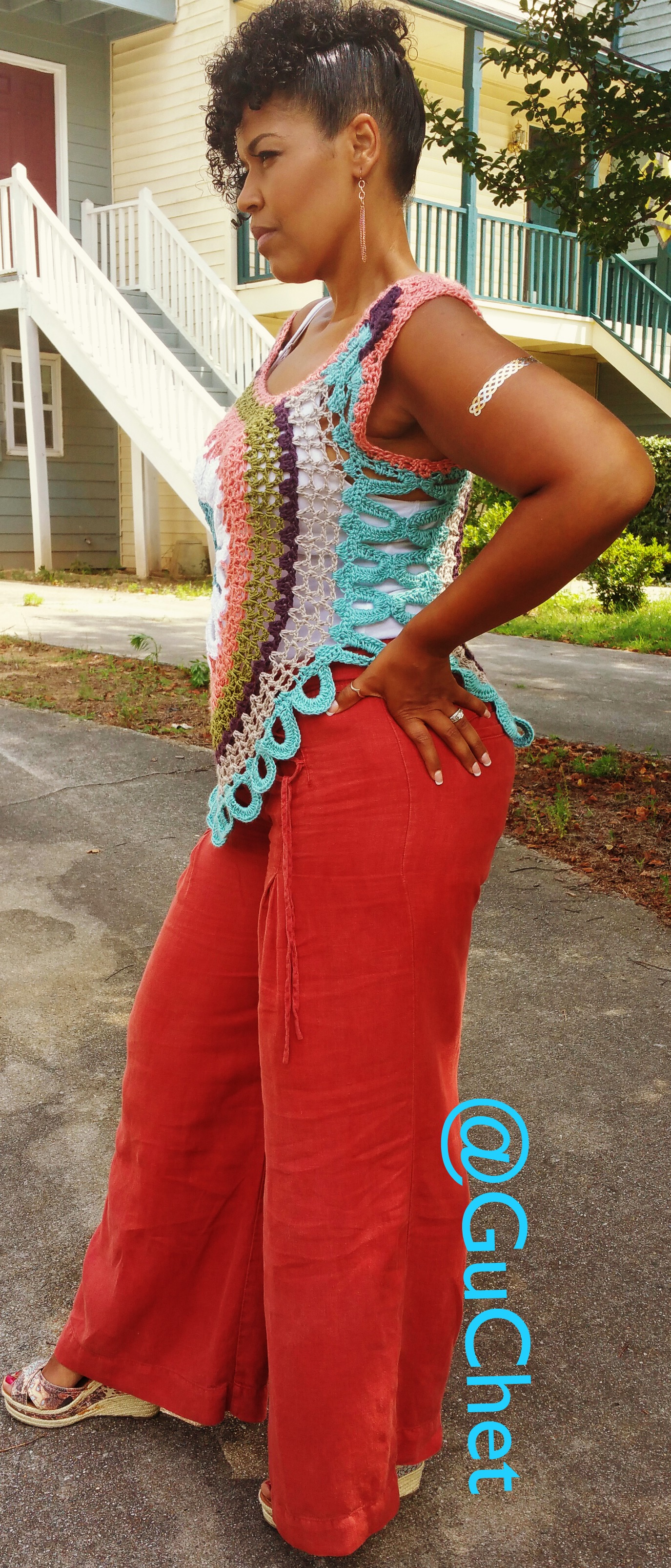 Crochet Tank Top Pattern by GuChet