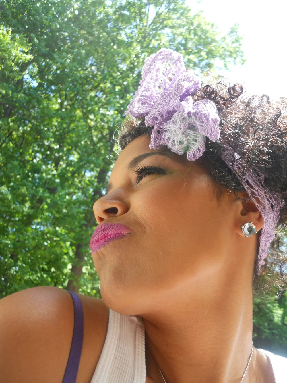 Perverze Scalloped Crochet Headdressニット帽 中古・古着通販】PERVERZE (パーバーズ) Scalloped Crochet Headdress
