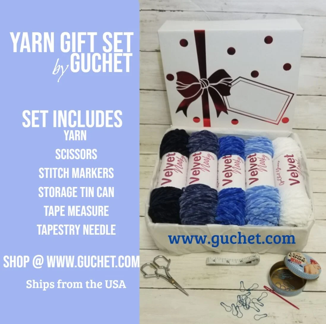 YARN GIFT SET - BLUE'S - FREE SHIPPING