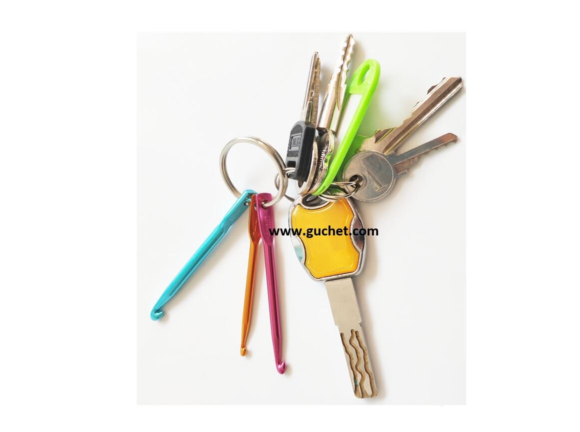 TRAVEL CROCHET HOOK KEYCHAIN —  - Yarns, Patterns and Accessories