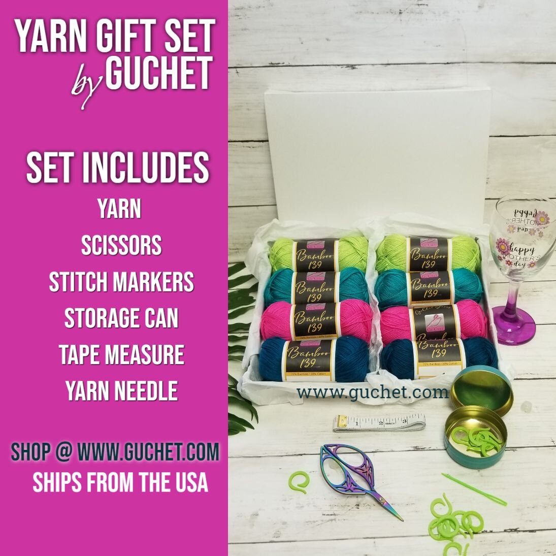 YARN GIFT SET - PURPLE PASSION — GuChet.com - Yarns, Patterns and ...