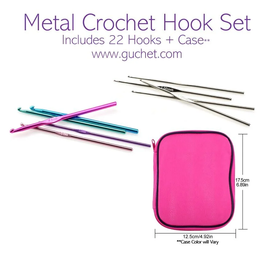Crochet Hook Set, Knitting Needles, Crocheting, Cotton Yarn, Crochet Hooks For Beginner Crocheter, Guchet, Knitting Needles, Gift for crocheter,  yarn skeins