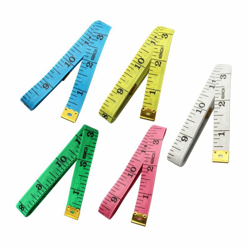 Body Measuring Tapes X4-60 Inch Dressmaker Tailor Knitting Measure Sewing Flat 
