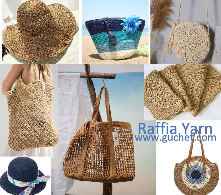 Raffia Yarn projects by www.guchet.JPG